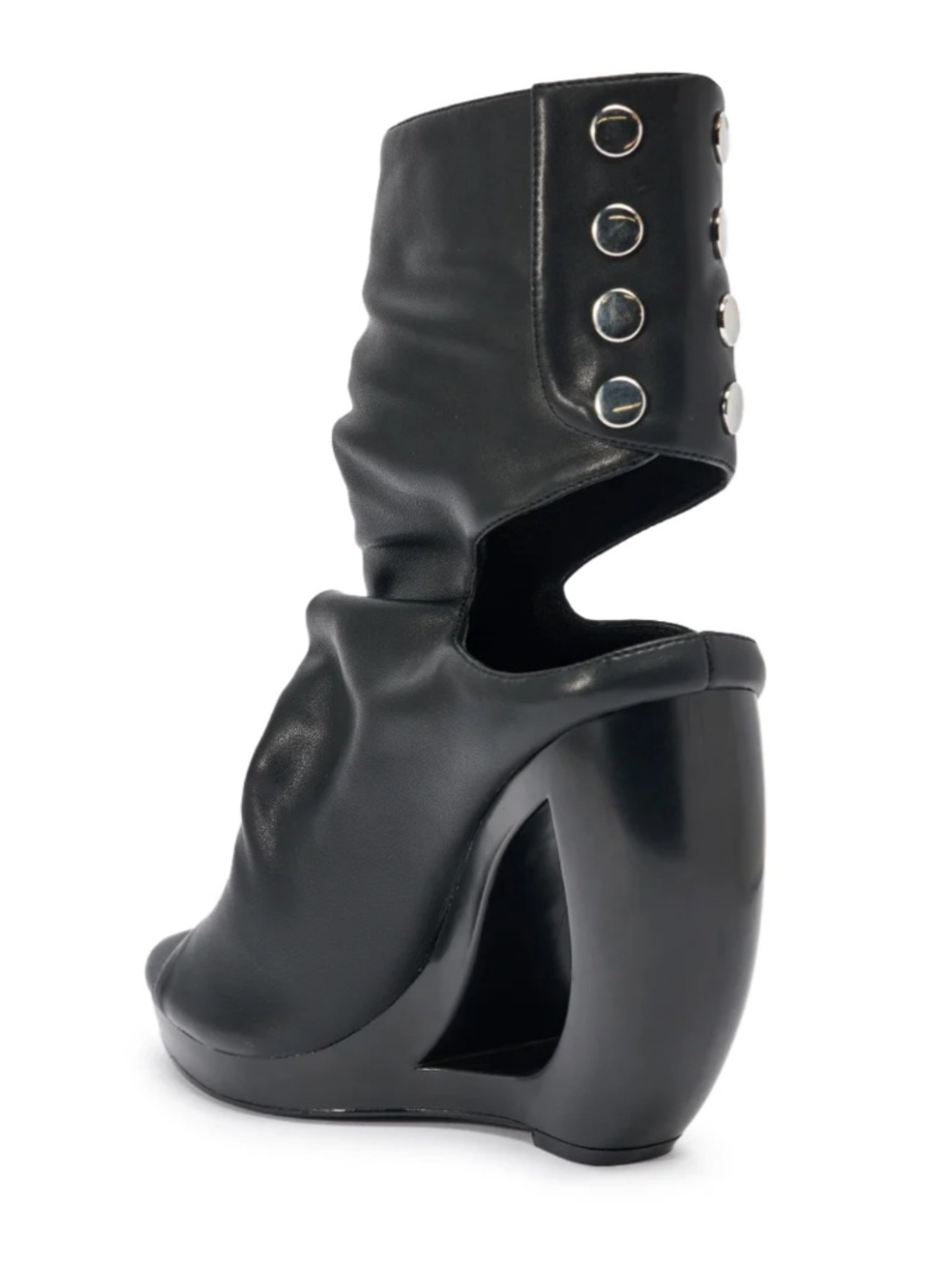 AKIRA AZALEA WANG CIRCOS BLACK WEDGE BOOTIE Size 88
